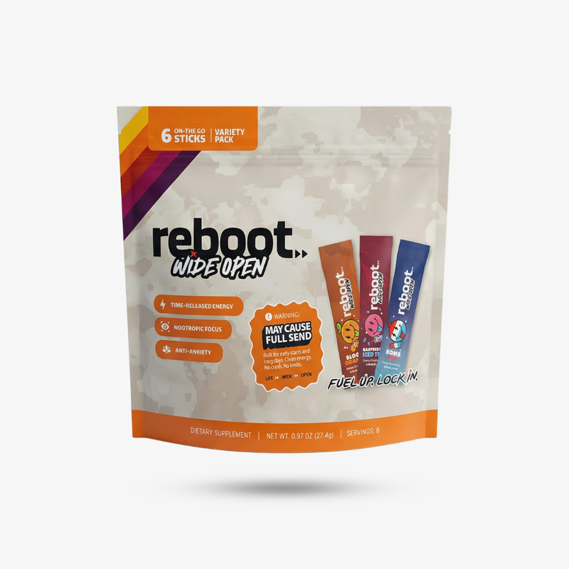 Reboot Wide Open Variety Pack (6 Sticks)