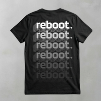 BLACK REBOOT FADE T-SHIRT