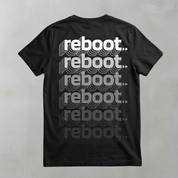BLACK REBOOT FADE T-SHIRT