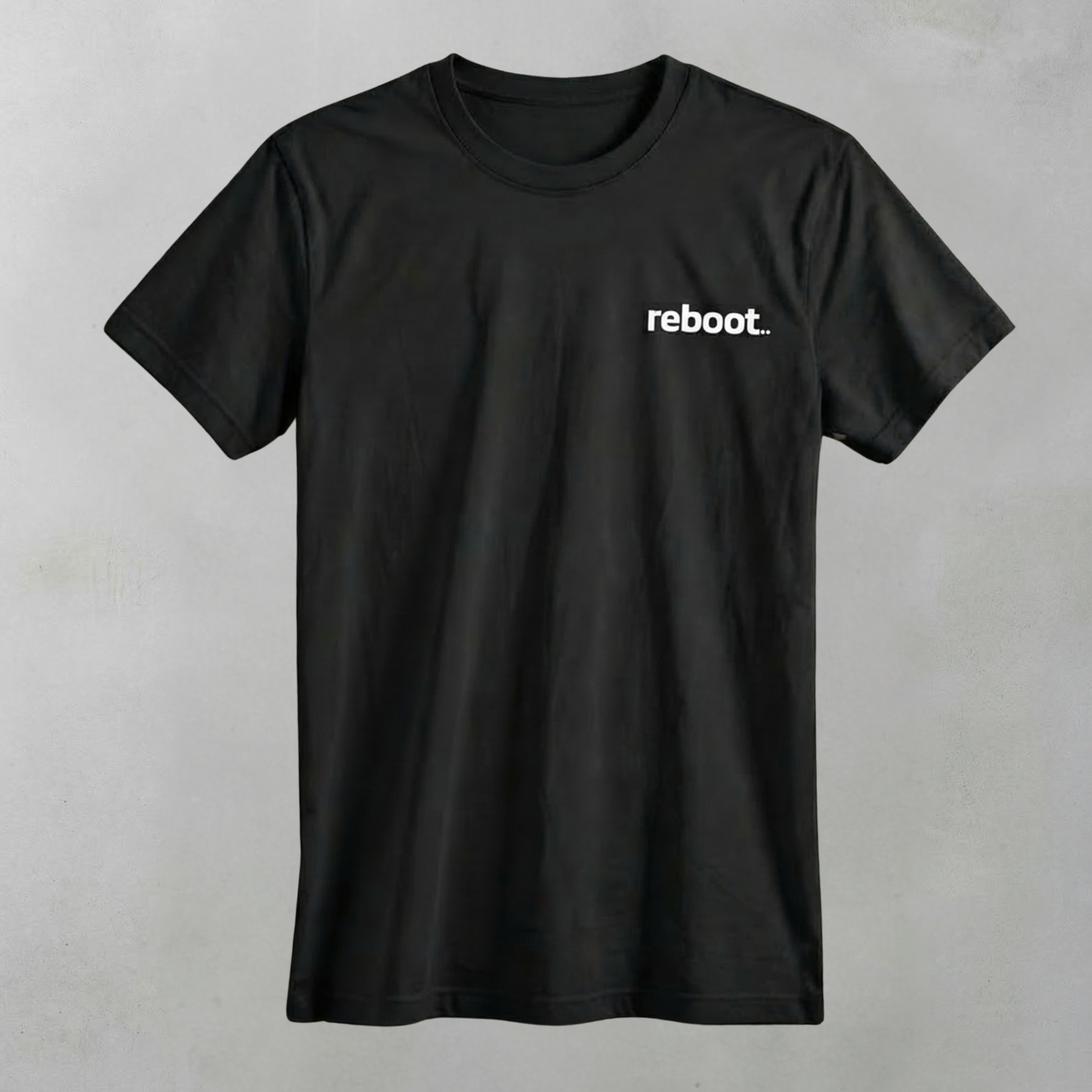 BLACK REBOOT FADE T-SHIRT