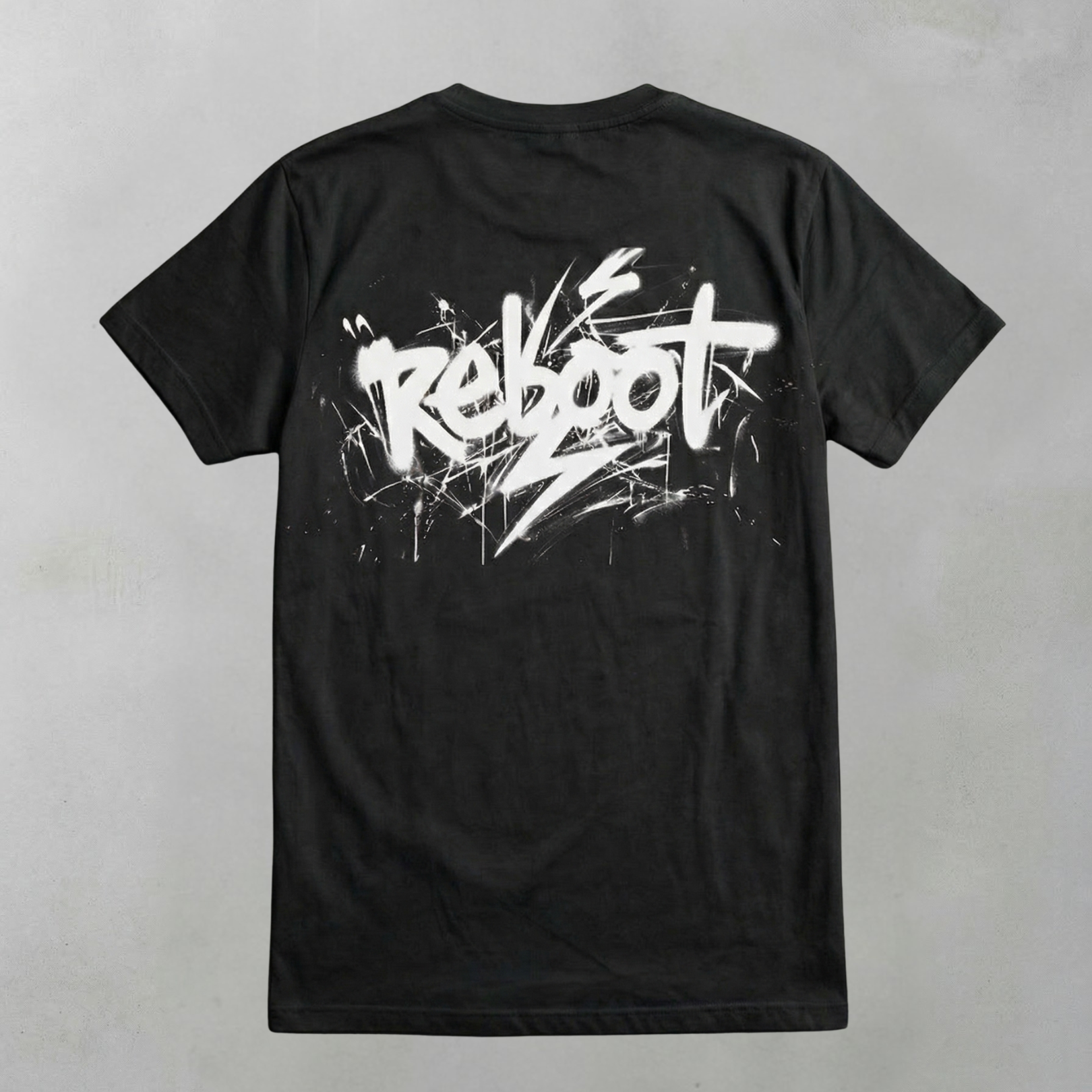 BLACK GRAFFITI T-SHIRT