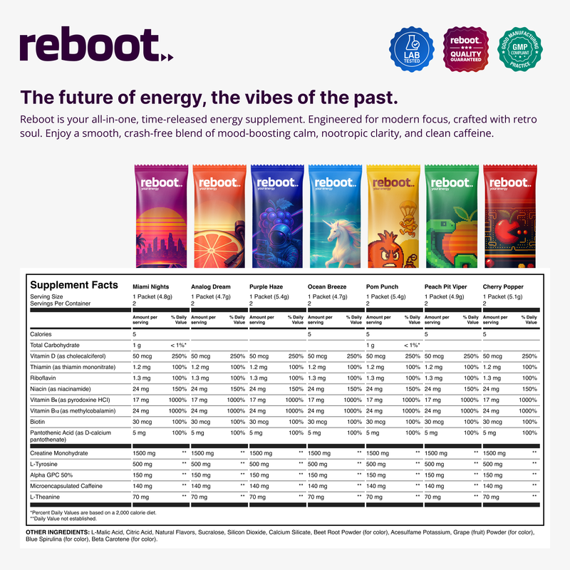 Reboot Energy Variety Pack